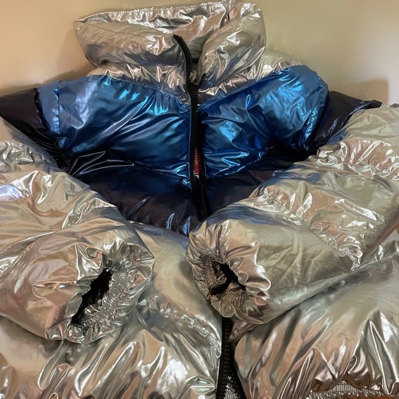 🎈Juicy Couture Coat , Silver and blue, woman XL🎈 - Picture 2 of 7